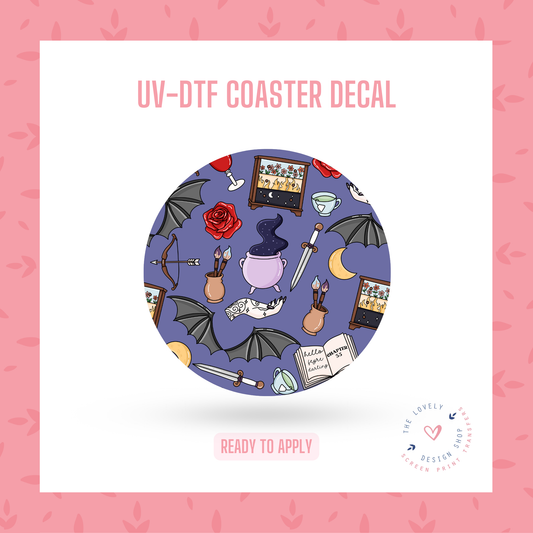 Acotar - UV DTF Coaster Decal - Jan 14