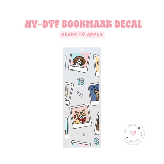 Eras Pups Polaroids - UV DTF Bookmark Decal - Feb 4