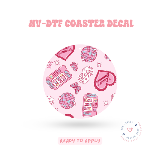 Cruel Summer - UV DTF Coaster Decal - Feb 4