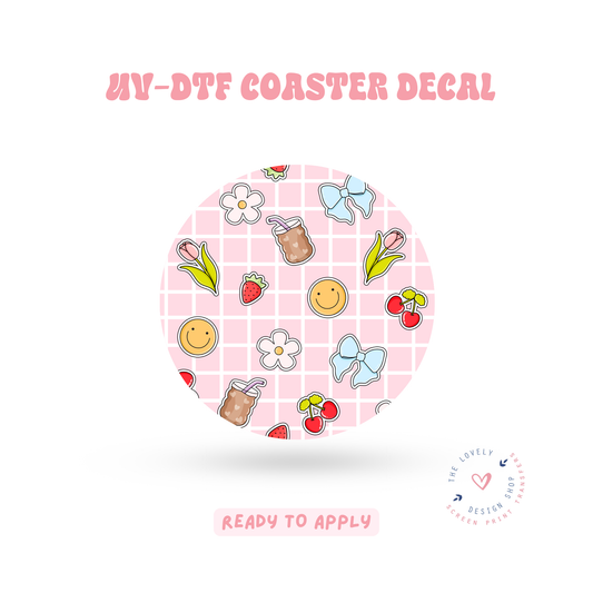 Stickers - UV DTF Coaster Decal - Apr 23
