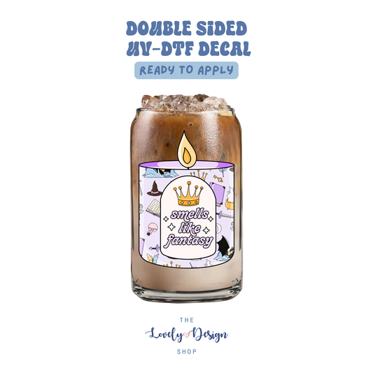 Smells Like Fantasy Candle - UV DTF Cup Decal - Aug 8