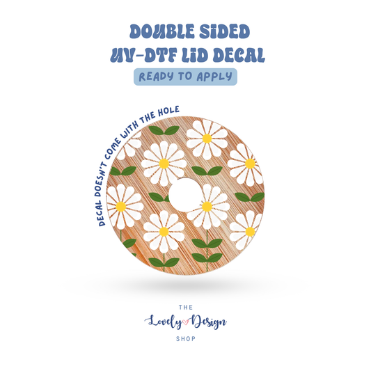 Daisy Fields - UV DTF Lid Decal - Aug 27