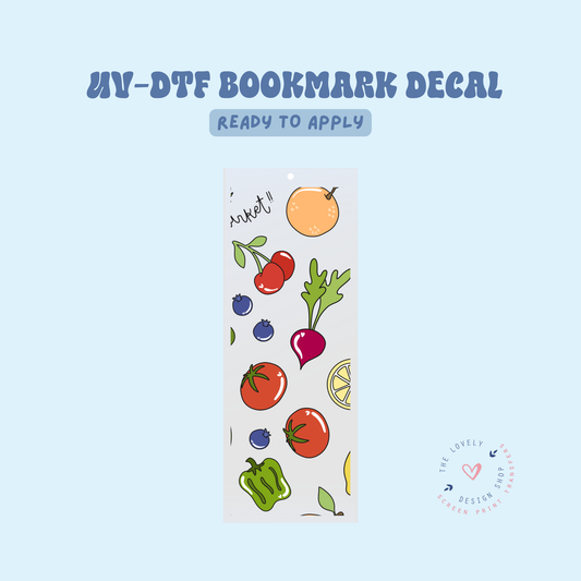 Farmers Market - UV DTF Bookmark Decal - Jan 27