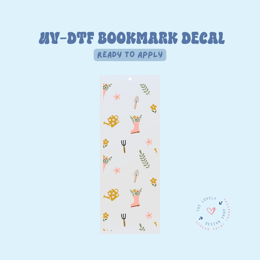 Gardening - UV DTF Bookmark Decal - Feb 4