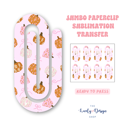 Coquette Pumpkins - Sublimation Transfers