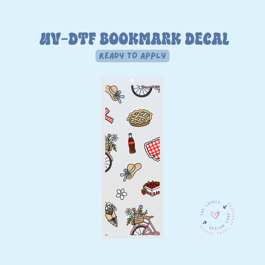Picnic - UV DTF Bookmark Decal - Jun 11
