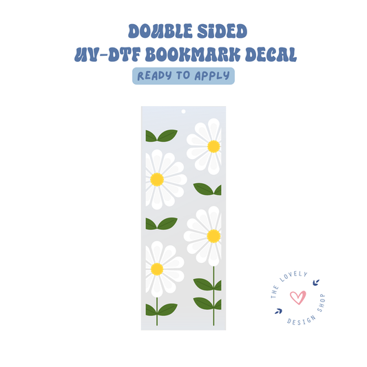 Daisy Fields - UV DTF Bookmark Decal - Aug 27