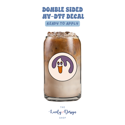 Ghost Cookie - UV DTF Cup Decal - Aug 8