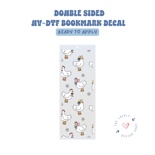 Chickens - UV DTF Bookmark Decal - Aug 8
