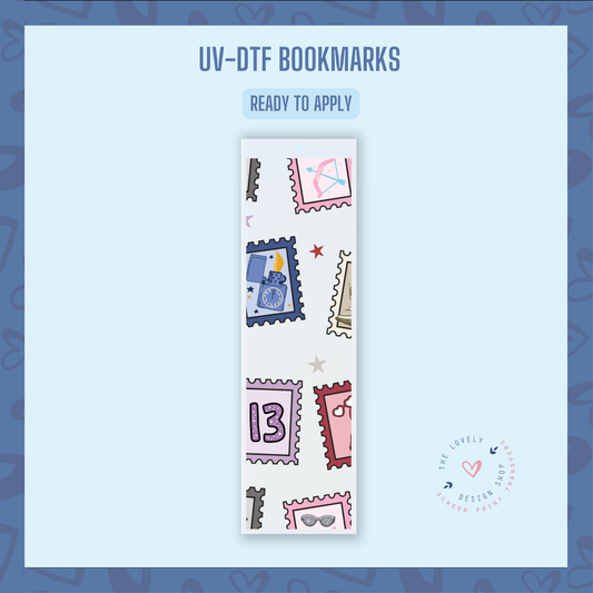 Eras Stamps - UV DTF Bookmark Decal - Jan 14