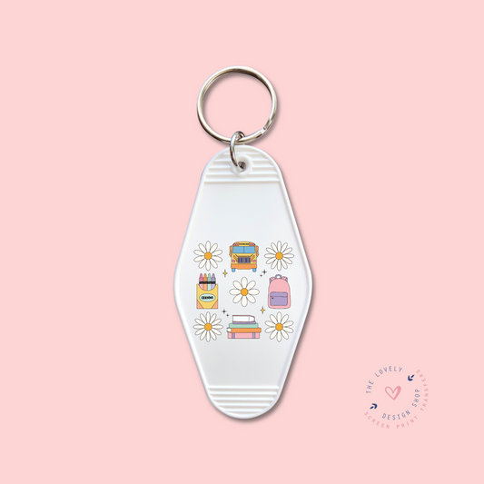 Back To School -  Keychain UV DTF Decal - July 29