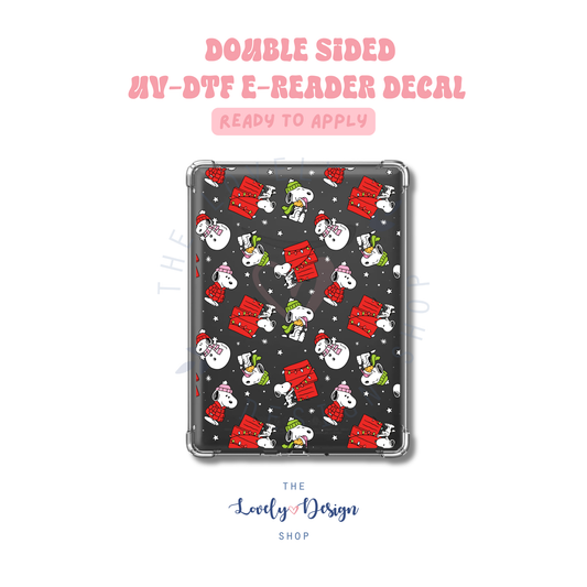 Winter Snoopy - UV DTF E-Reader Decal - Sep 15