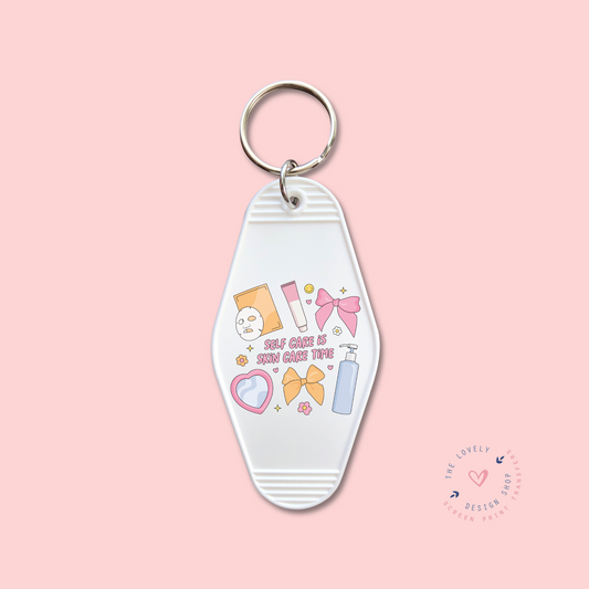 Self Care Is Skin Care Time -  Keychain UV DTF Decal - Nov 18