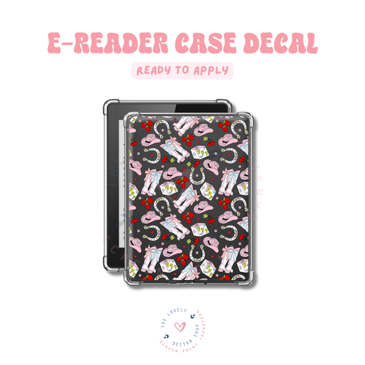 Lucky Cowgirl - UV DTF E-Reader Decal - Feb 19
