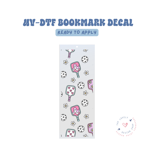 Pickleball Girlie - UV DTF Bookmark Decal - Jun 11
