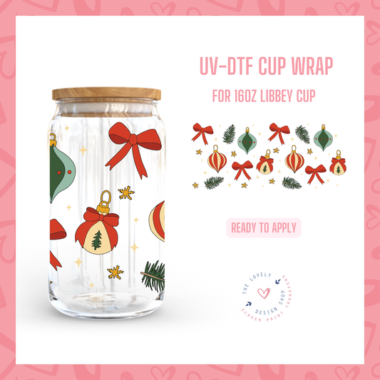 Vintage Sparkle - UV DTF 16 oz Libbey Cup Wrap - Nov 12
