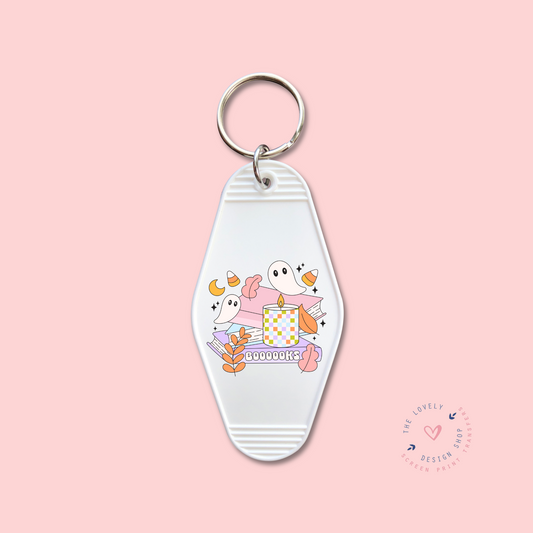 Boooooks -  Keychain UV DTF Decal - Sep 3