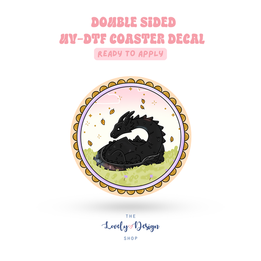 Dragon Frame - UV DTF Coaster Decal - Sep 15