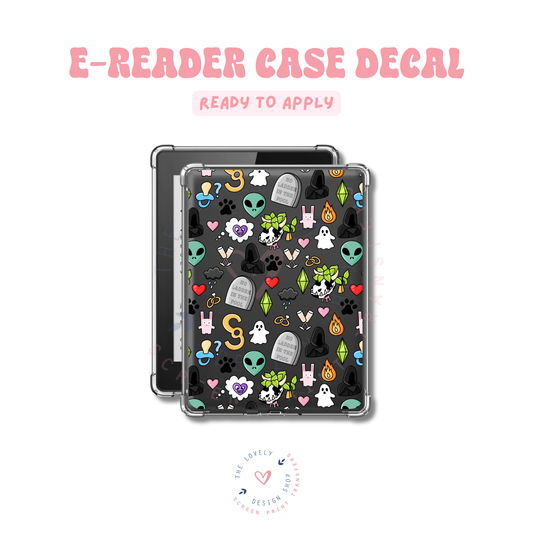 Sims - UV DTF E-Reader Decal - Apr 23