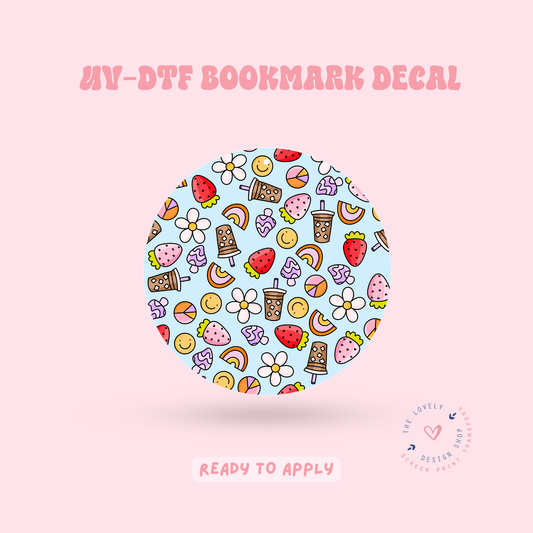 Groovy Theme - UV DTF Coaster Decal - Jan 27