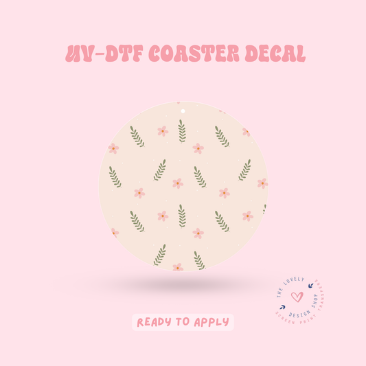 Daisy Dainty - UV DTF Coaster Decal - Feb 4