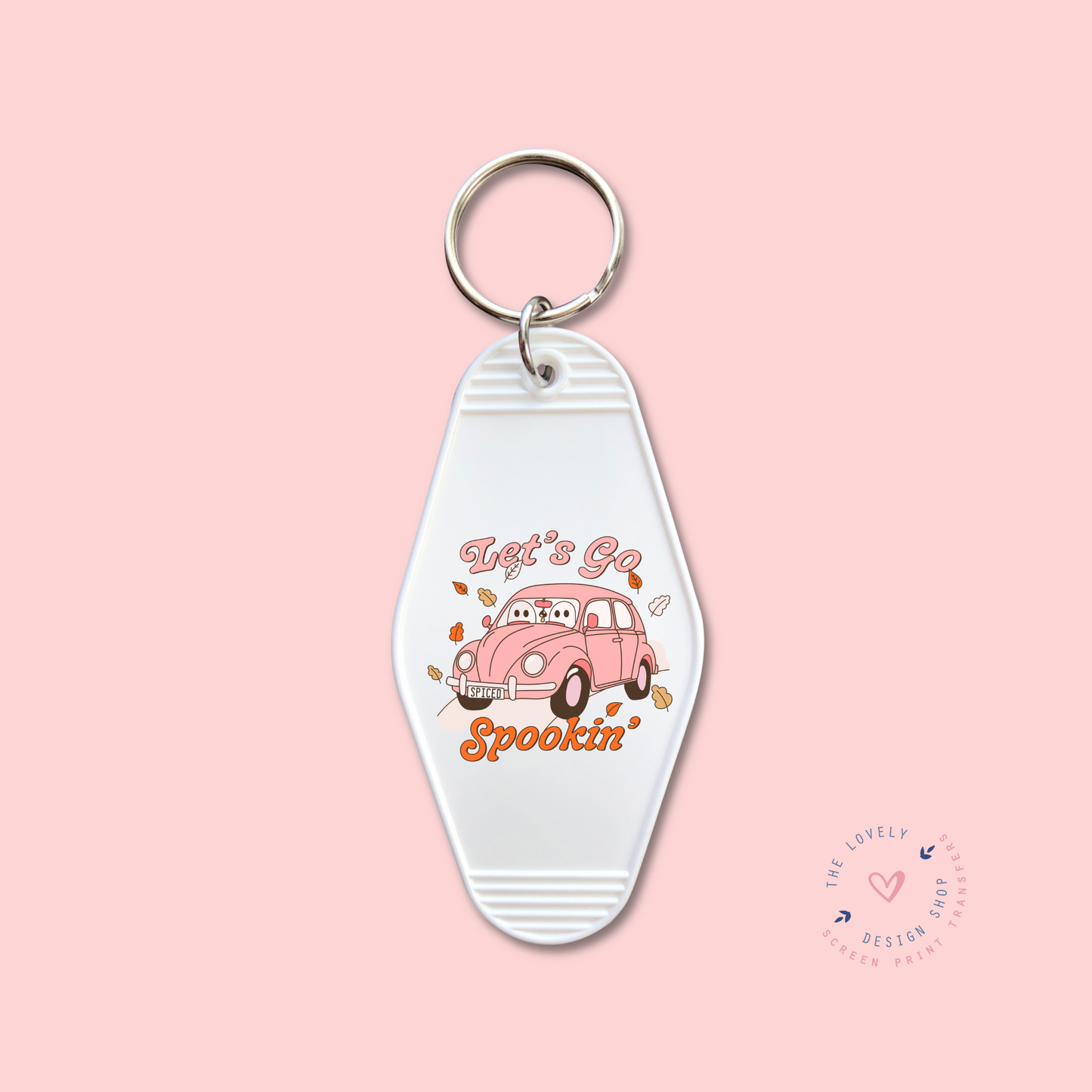 Let's Go Spookin' -  Keychain UV DTF Decal - Aug 12