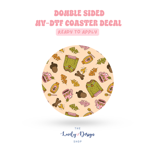 Autumn Nights - UV DTF Coaster Decal - Aug 27