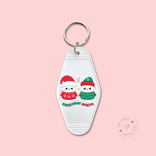 Christmas Spirits -  Keychain UV DTF Decal - Oct 21