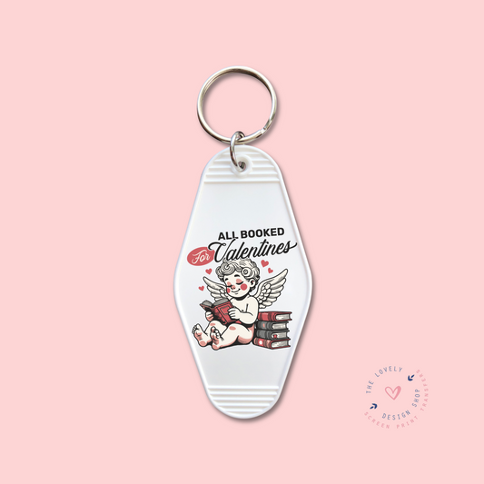 All Booked For Valentines - Keychain UV DTF Decal - Dec 16