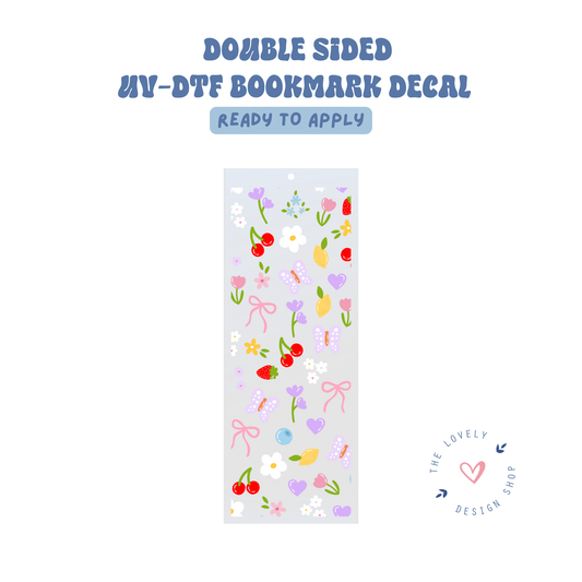 Colorful Summer - UV DTF Bookmark Decal - Aug 8