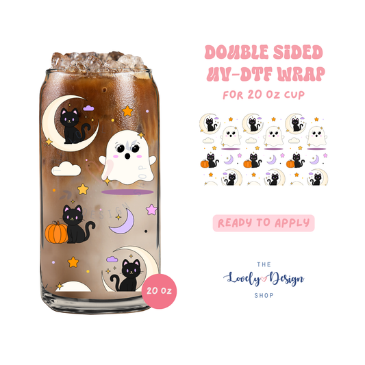 Halloween Things - UV DTF 20 oz Libbey Cup Wrap - Aug 27