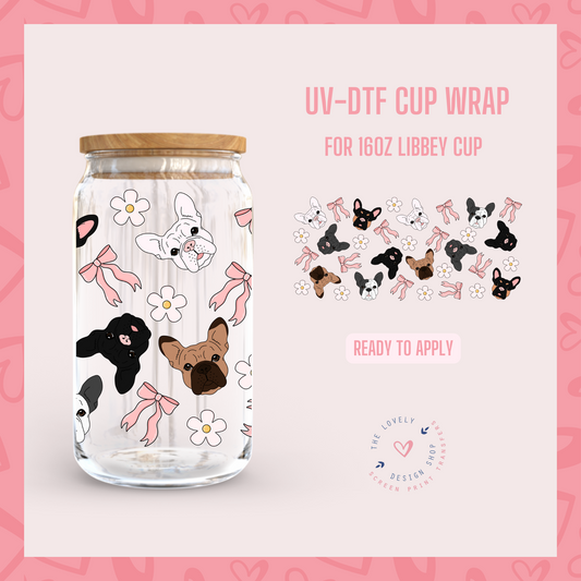 Bulldog - UV DTF 16 oz Libbey Cup Wrap - Sep 9
