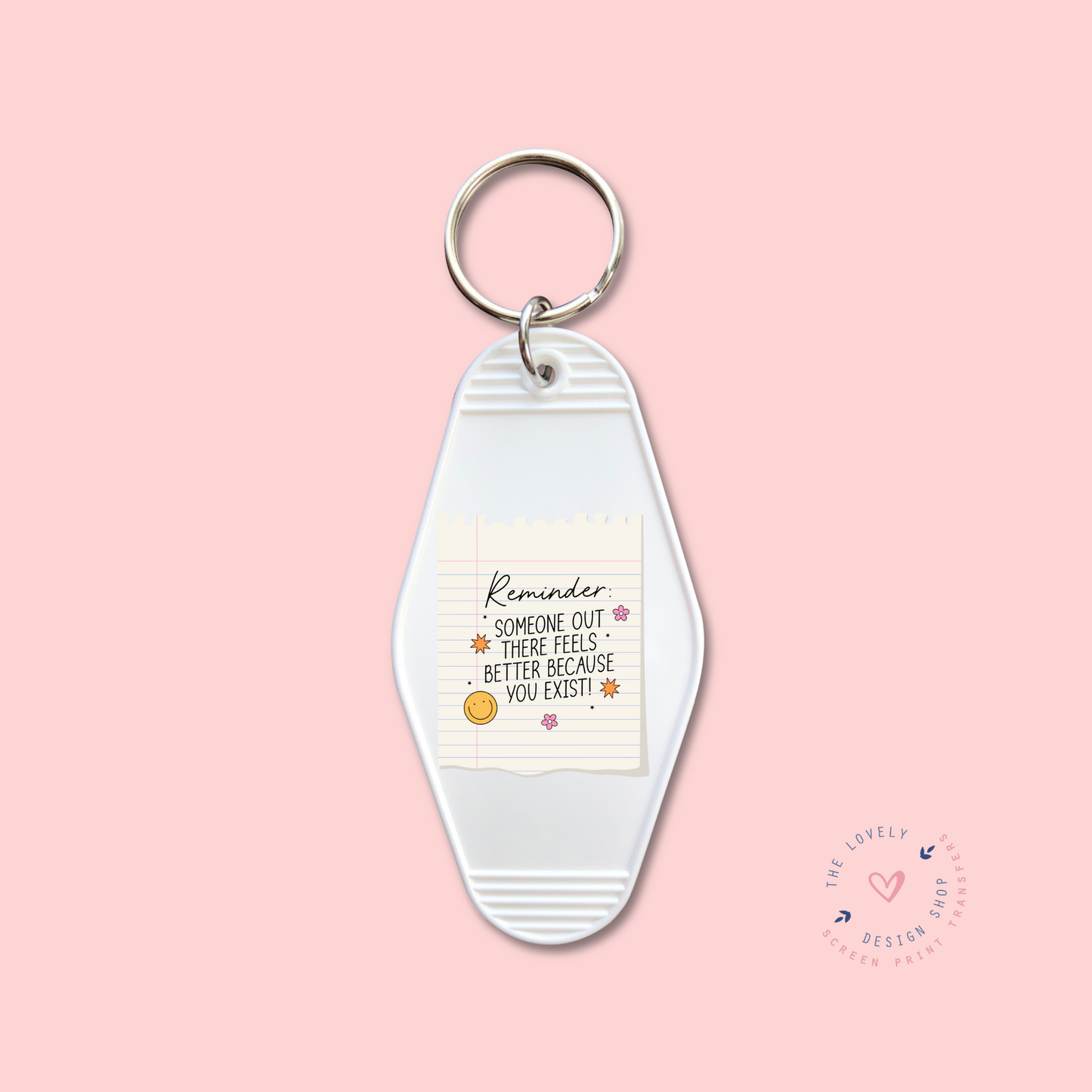 Someone Out There -  Keychain UV DTF Decal - Dec 2