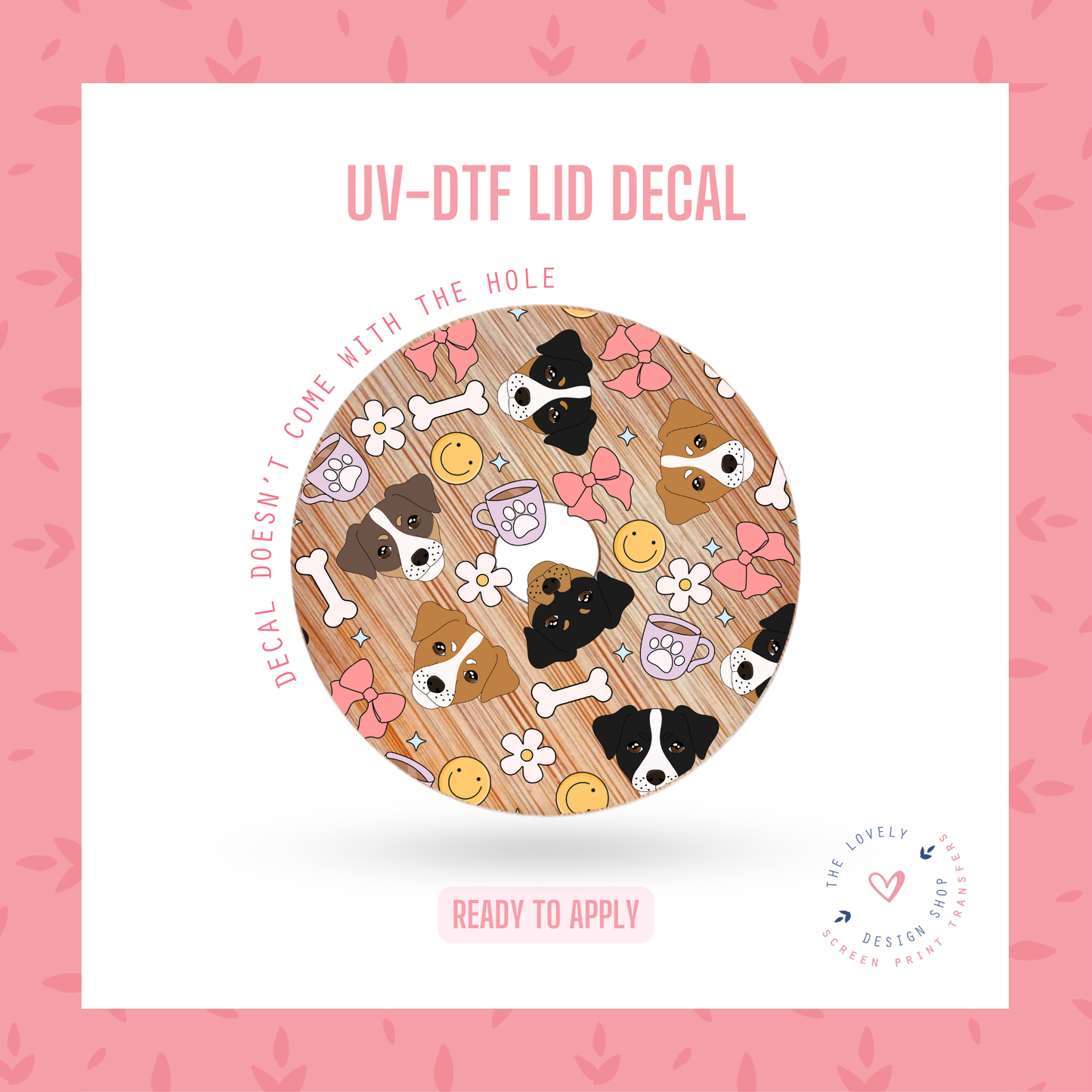 Jack Russell Terrier - UV DTF Lid Decal - Nov 4