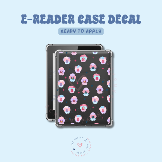 Pansy - UV DTF E-Reader Decal - May 2