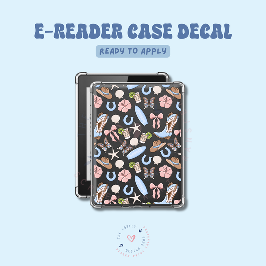 Howdy Coastal Cowgirl - UV DTF E-Reader Decal - Apr 23