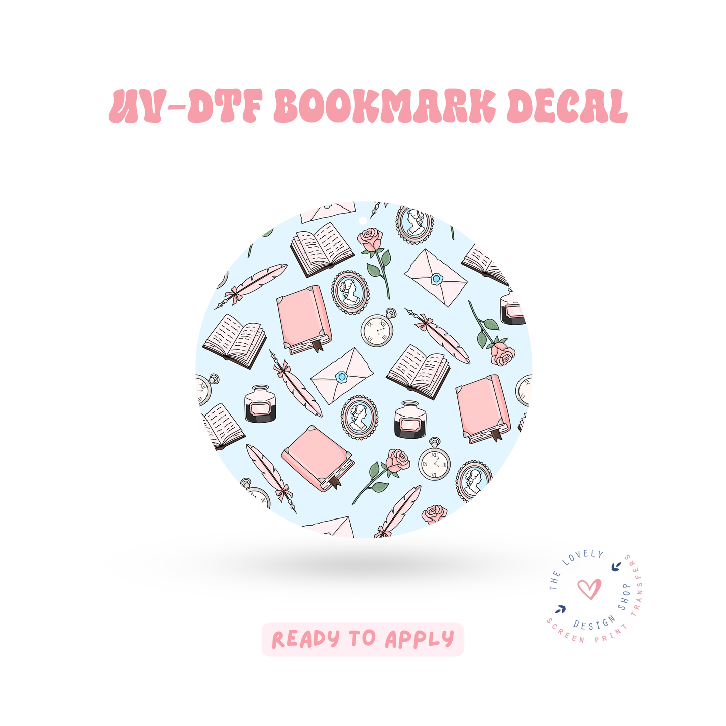 Historical Romance - UV DTF Coaster Decal - Jan 27