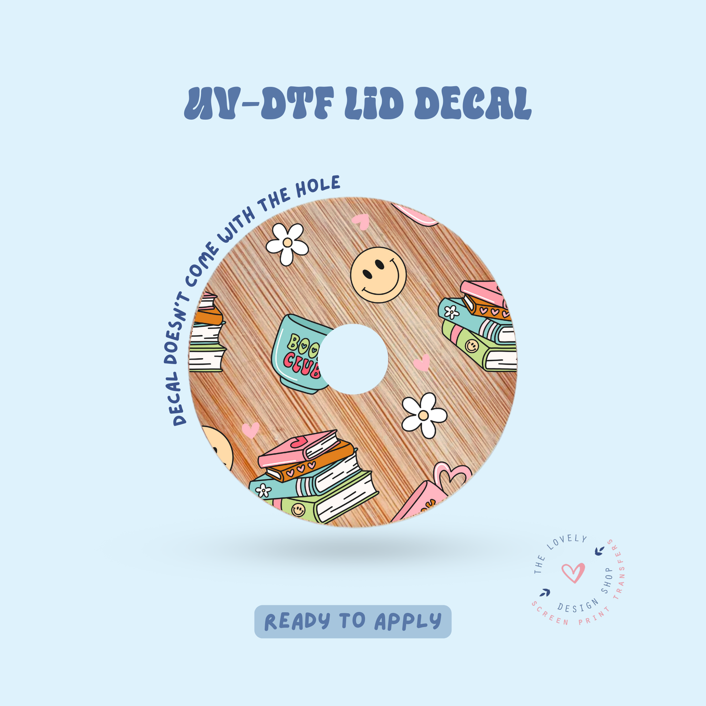 Book Club - UV DTF Lid Decal - Feb 4
