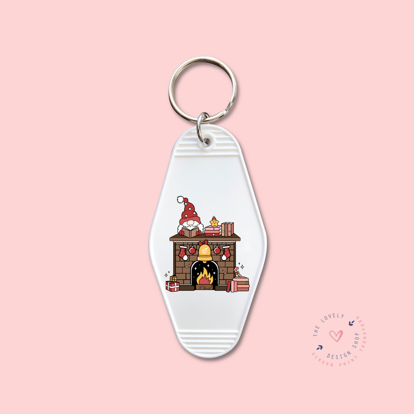 Christmas Chimney -  Keychain UV DTF Decal - Nov 4