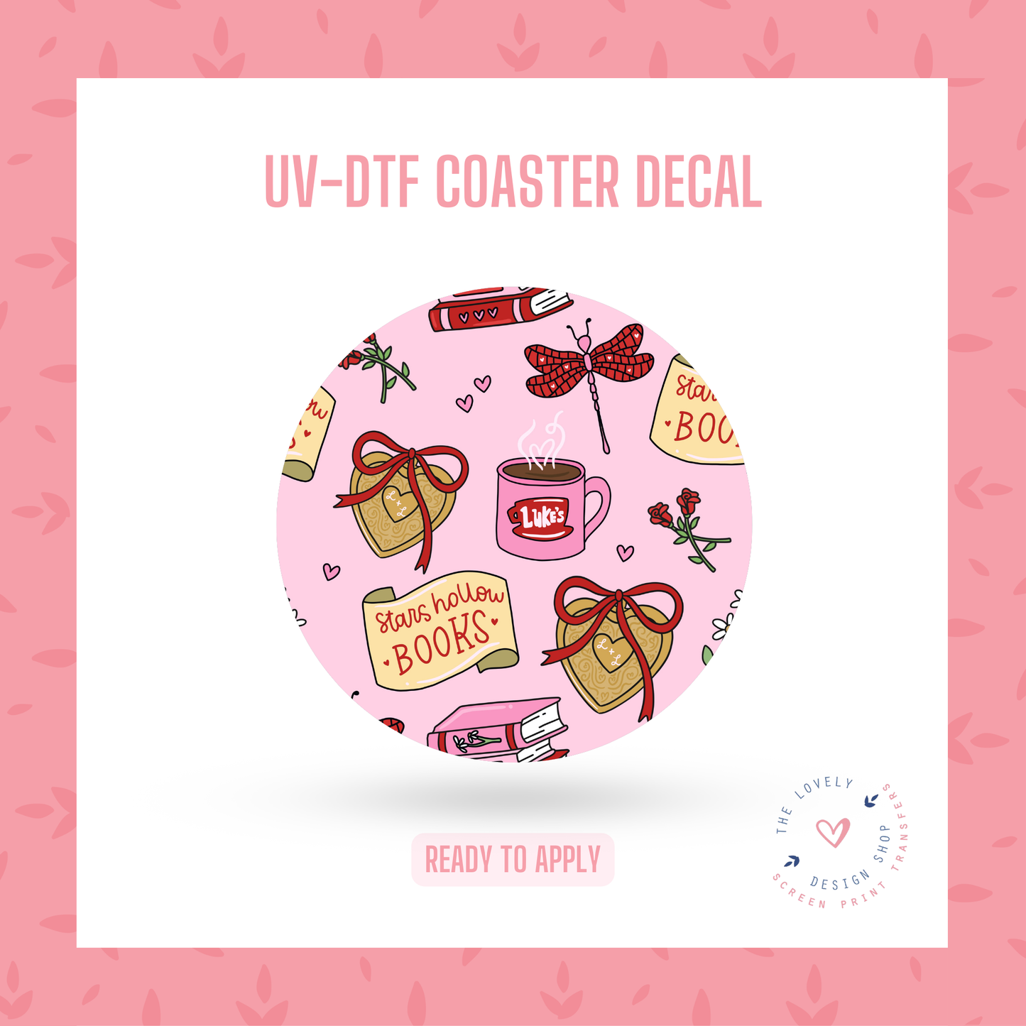 Where You Lead - UV DTF Coaster Decal - Jan 14