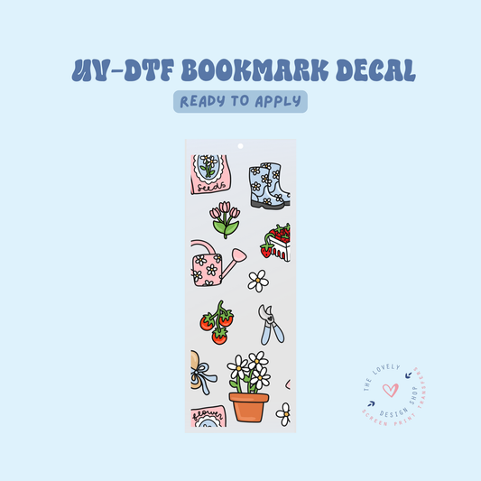Garden Love - UV DTF Bookmark Decal - Jun 11