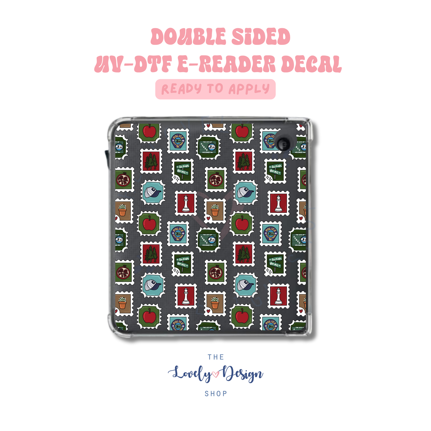 Twilight Stamps - UV DTF E-Reader Decal - Sep 15