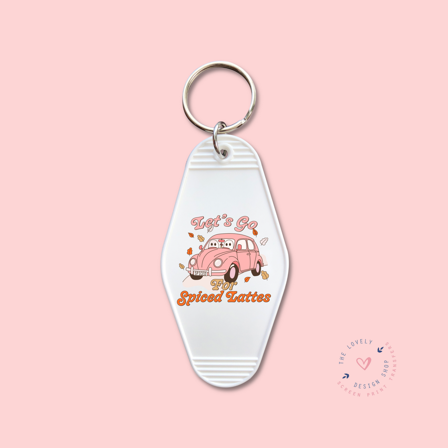 Let's Go For Spiced Lattes -  Keychain UV DTF Decal - Aug 12
