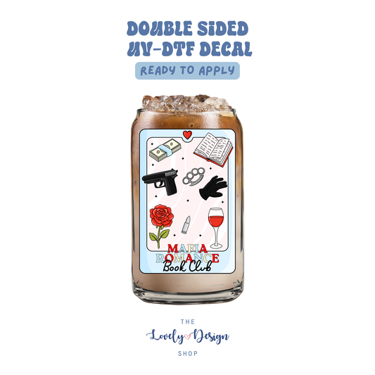 Mafia Romance Book Club Tarot Card - UV DTF Cup Decal - Aug 8