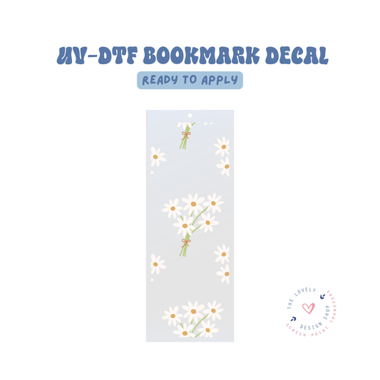 Daisy Bouquet - UV DTF Bookmark Decal - Feb 4