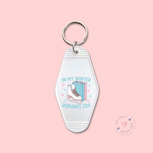 In My Winter Romance Era -  Keychain UV DTF Decal - July 29