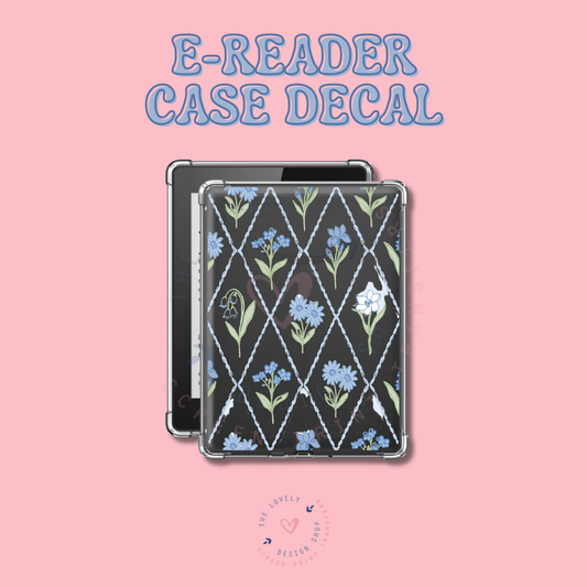 Diamond Wildflowers - UV DTF E-Reader Decal - Jan 20