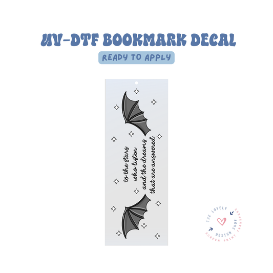 Acotar - To The Stars Who Listen - UV DTF Bookmark Decal - May 2
