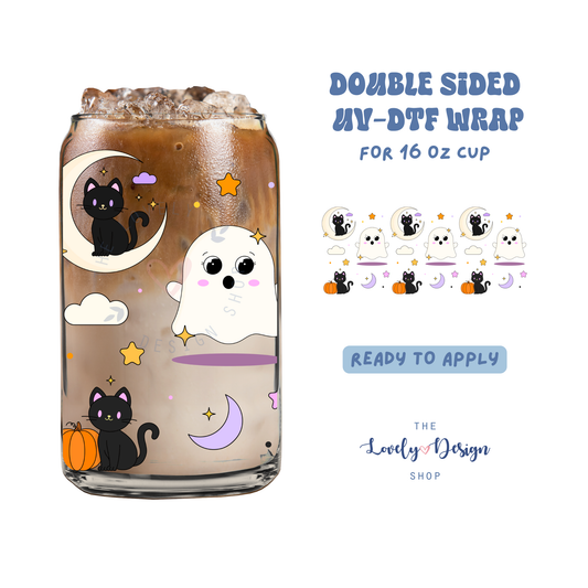 Halloween Things - UV DTF 16 oz Libbey Cup Wrap - Aug 27