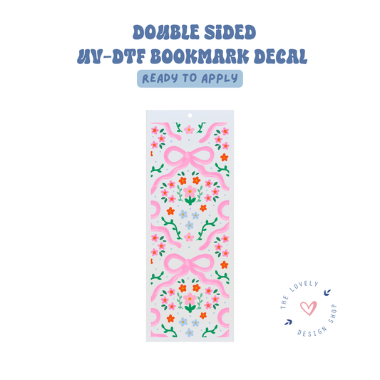 Coquette Summer - UV DTF Bookmark Decal - Aug 8